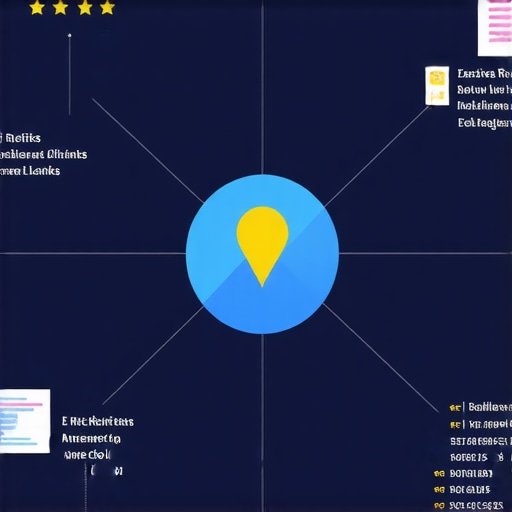 Visual guide showing how reviews, backlinks, and engagement improve local search rankings