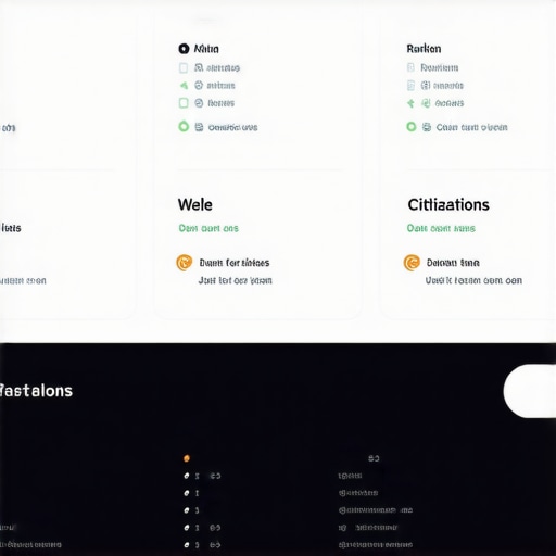 Screenshot of local SEO management software displaying rankings, reviews, and citations.