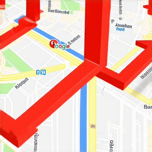 Digital map showing increasing ranking indicators
