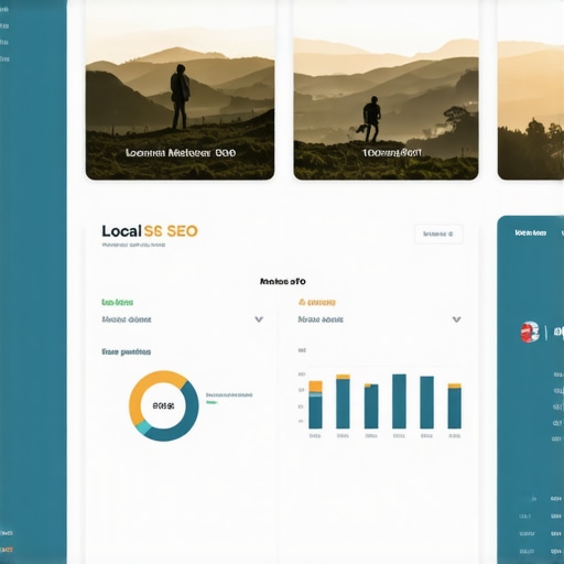Dashboard screenshot showing local SEO audit results and citation checks.