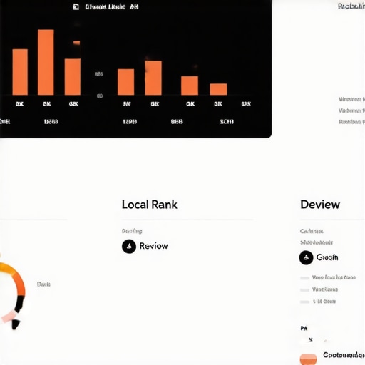 Screenshot of BrightLocal platform displaying local search rankings and reviews.