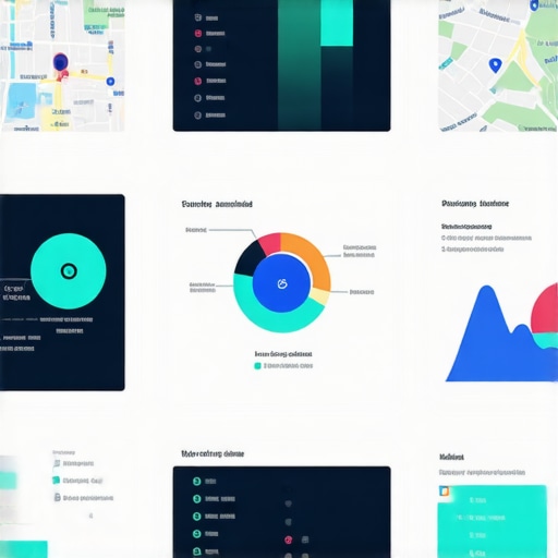 Screenshot of local SEO tools showing rankings, citations, and map visibility metrics.