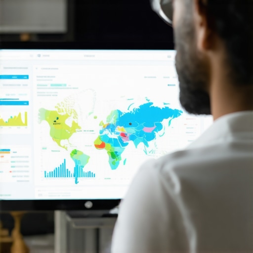 Optimizing Map Signals for Local SEO Digital marketer reviewing local SEO signals and map rankings on computer screen.