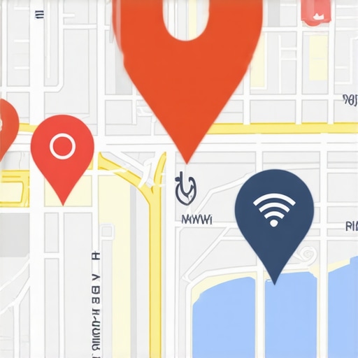 Understanding Map Signals Digital map showing diverse local signals affecting Google Map rankings.